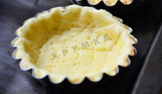 песочные корзинки с джемом