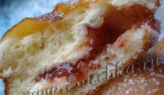 пончики с джемом berliner