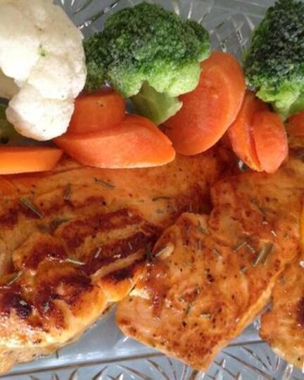 Рецепт семги в абрикосовом джеме