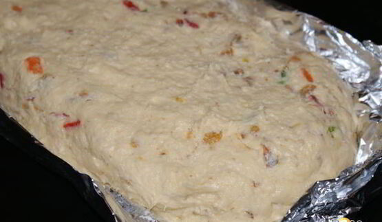 штоллен с апельсиновым джемом