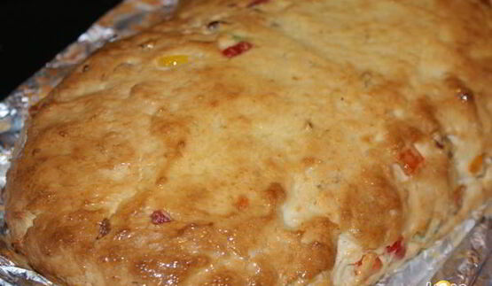 штоллен с апельсиновым джемом