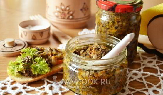 икра из опят на зиму