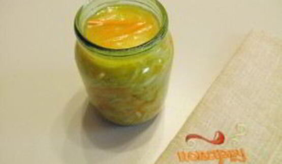 кабачки с морковью и луком на зиму