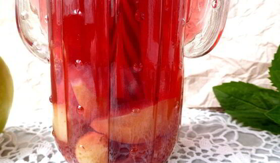 душистый компот с мятой