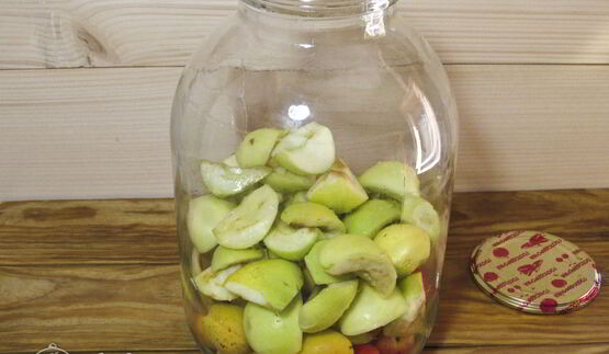 компот из абрикосов и яблок на зиму