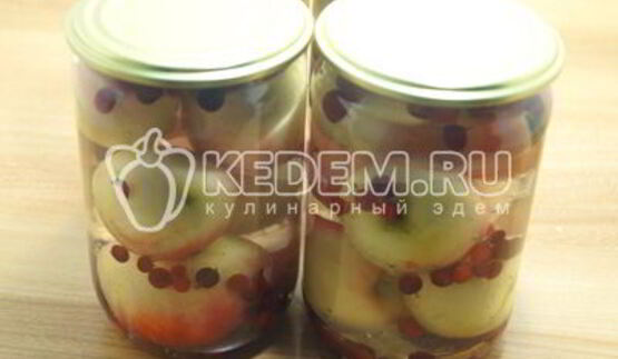 компот из брусники с яблоками