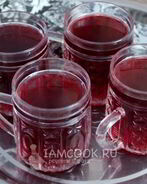 Компот из черноплодной рябины и брусники