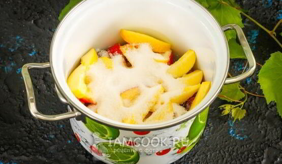 компот из винограда и яблок на зиму