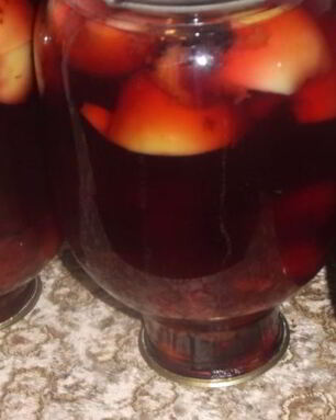 Компот сливово-яблочный