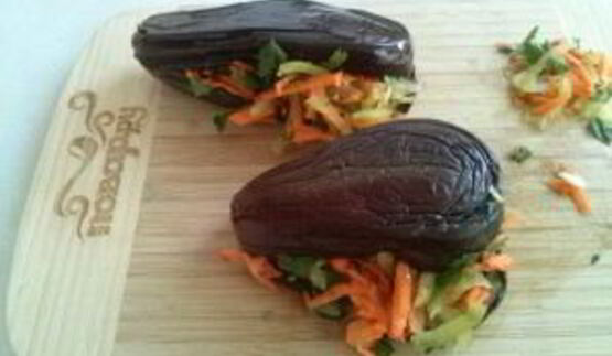 квашеные баклажаны с морковкой