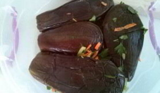 квашеные баклажаны с морковкой