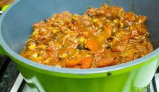 лечо из перца и помидоров