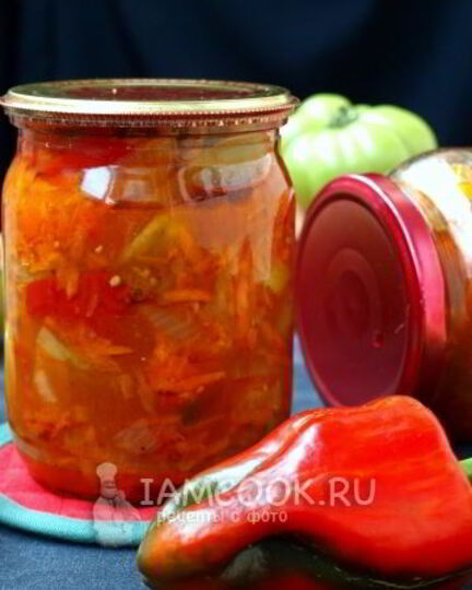 Рецепт лечо из зеленых помидоров