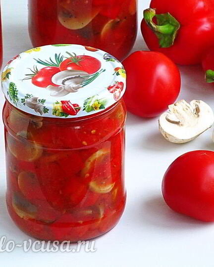 Рецепт лечо с грибами на зиму