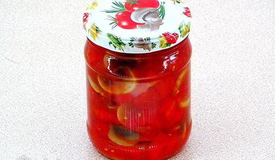 лечо с грибами на зиму