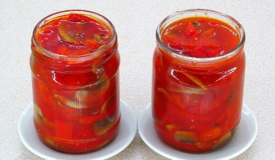 лечо с грибами на зиму