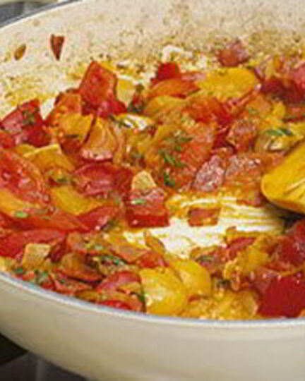 Рецепт лечо с копченостями