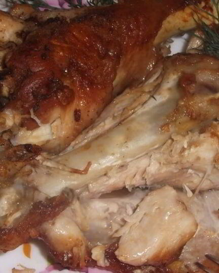 Рецепт плеча индейки жареное