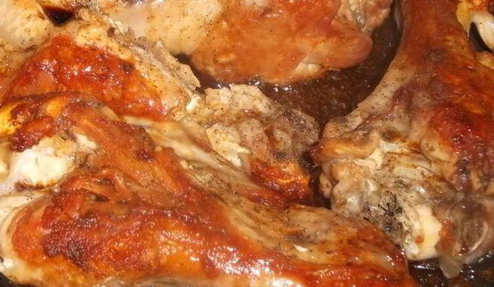 плечо индейки жареное