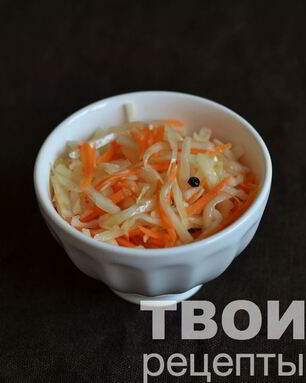 Быстрая маринованная капуста