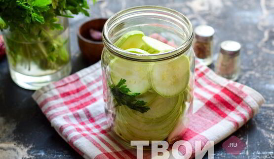 кабачки маринованные на зиму