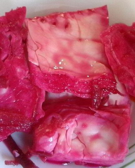 Рецепт маринованной капусты со свеклой за сутки