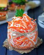 Маринованная морковь с дайконом по-вьетнамски