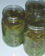 Маринованная стручковая фасоль