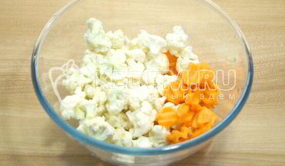 маринованная цветная капуста с морковью