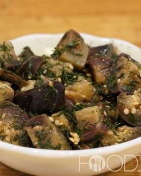 Маринованные баклажаны с чесноком