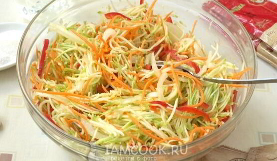 маринованные кабачки по-корейски