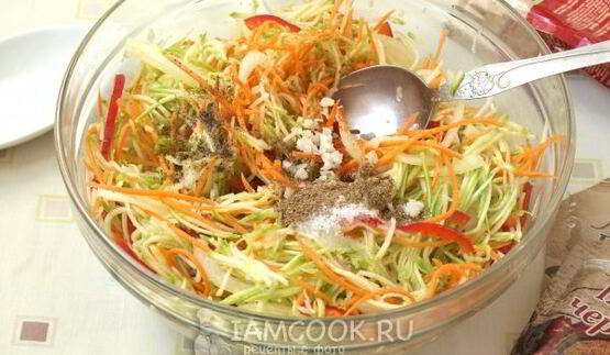 маринованные кабачки по-корейски