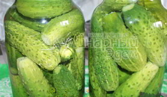 маринованные хрустящие огурчики на зиму