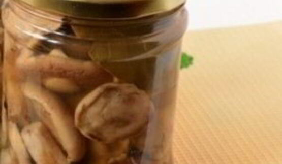 маринованные маслята с горчицей