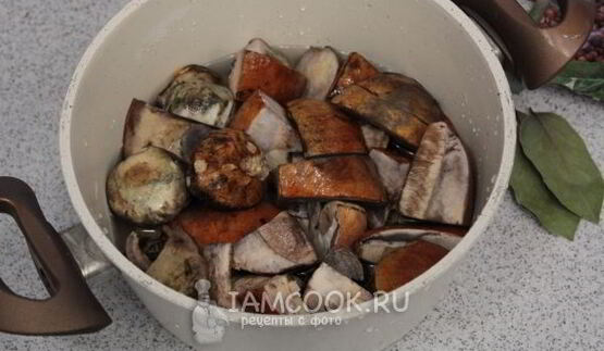 маринованные подосиновики