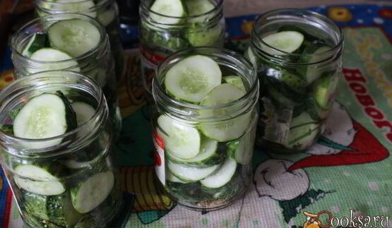 маринованные резанные огурцы на зиму