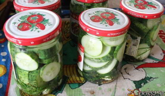 маринованные резанные огурцы на зиму