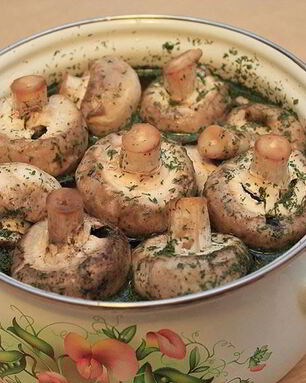 Маринованные шампиньоны для шашлыка