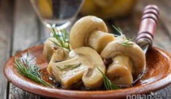 маринованные шампиньоны за 7 минут