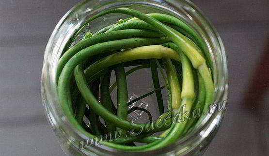 маринованные стрелки чеснока