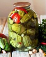 Огурцы маринованные хрустящие