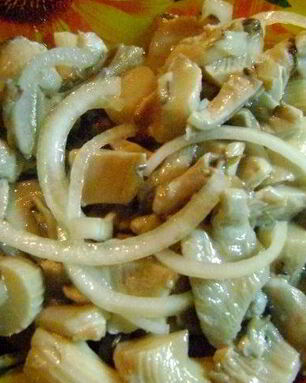 Вешенки соленые маринованные