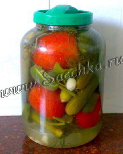 Рецепт помидоров и огурцы на зиму с аспирином