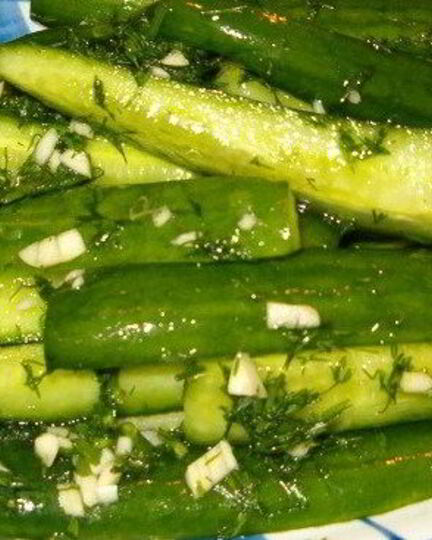 Рецепт хрустящих малосольных огурцов