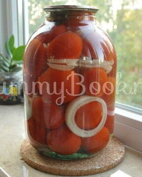 Консервированные помидоры Пальчики оближешь