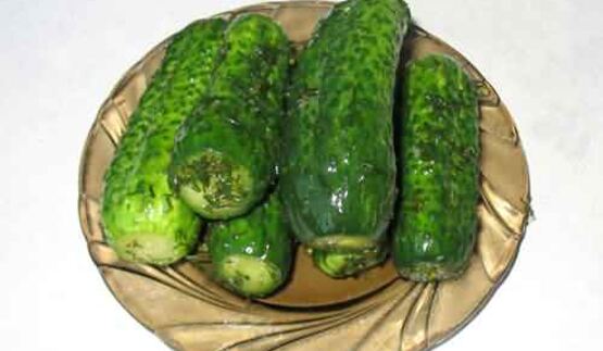 малосольные огурчики без рассола