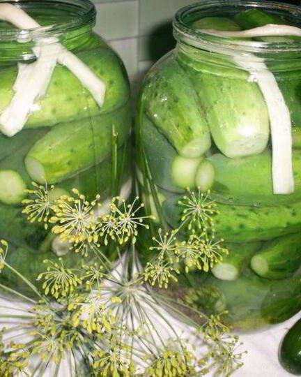 Рецепт малосольных огурчиков