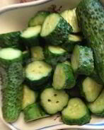 Малосольные огурцы с сахаром сухой способ