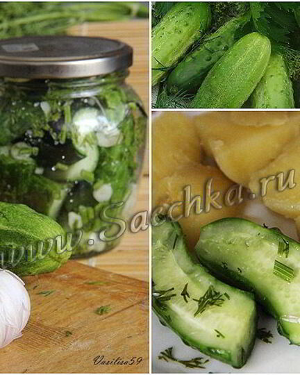Рецепт малосольных огурцов в банке за 30 минут