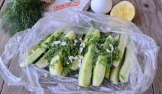 малосольные огурцы за 2 часа